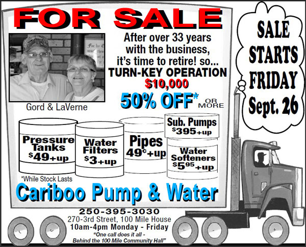 Cariboo Pump & Water, 100 Mile House, BC