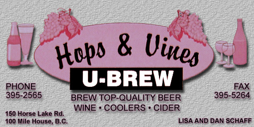 Hops & Vines, 100 Mile House, BC